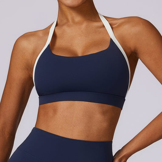 HerAura Halter High-Support Sports Bra