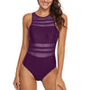HerMesh Mesh Turtleneck Swimsuit