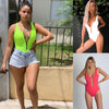 HerCurve Zip-Front One-Piece Swimsuit